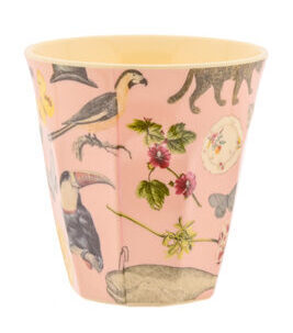 Rice Cup Art Print rose