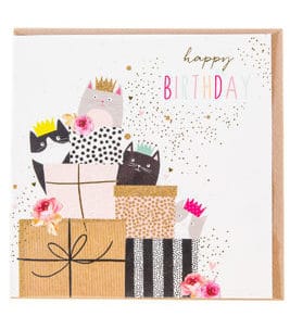 Geburtstagskarte Happy Birthday Cats